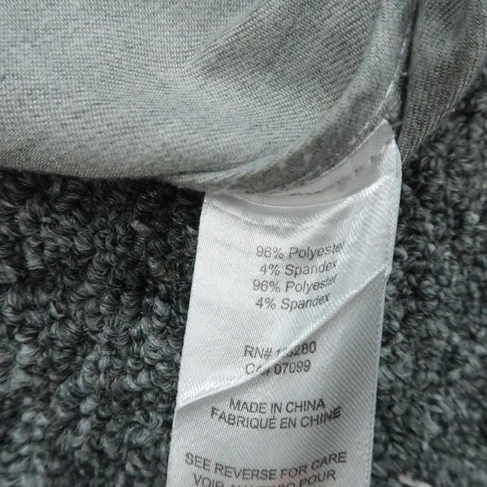 Travis Mathew Jacket Mens Large Gray Striped Full Zip Athletic Golf Stretch